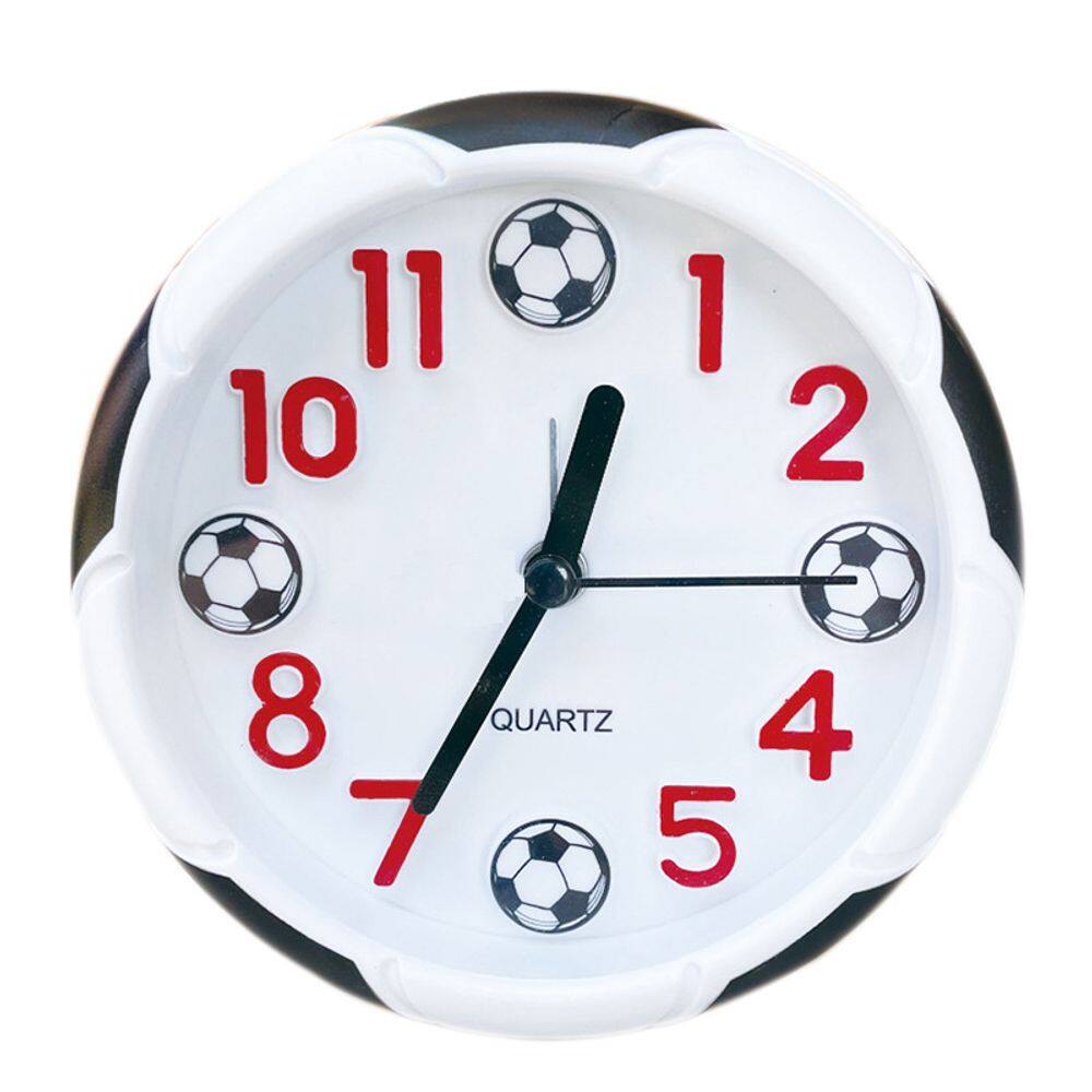 Despertador em formato de futebol de desenho animado para crianças