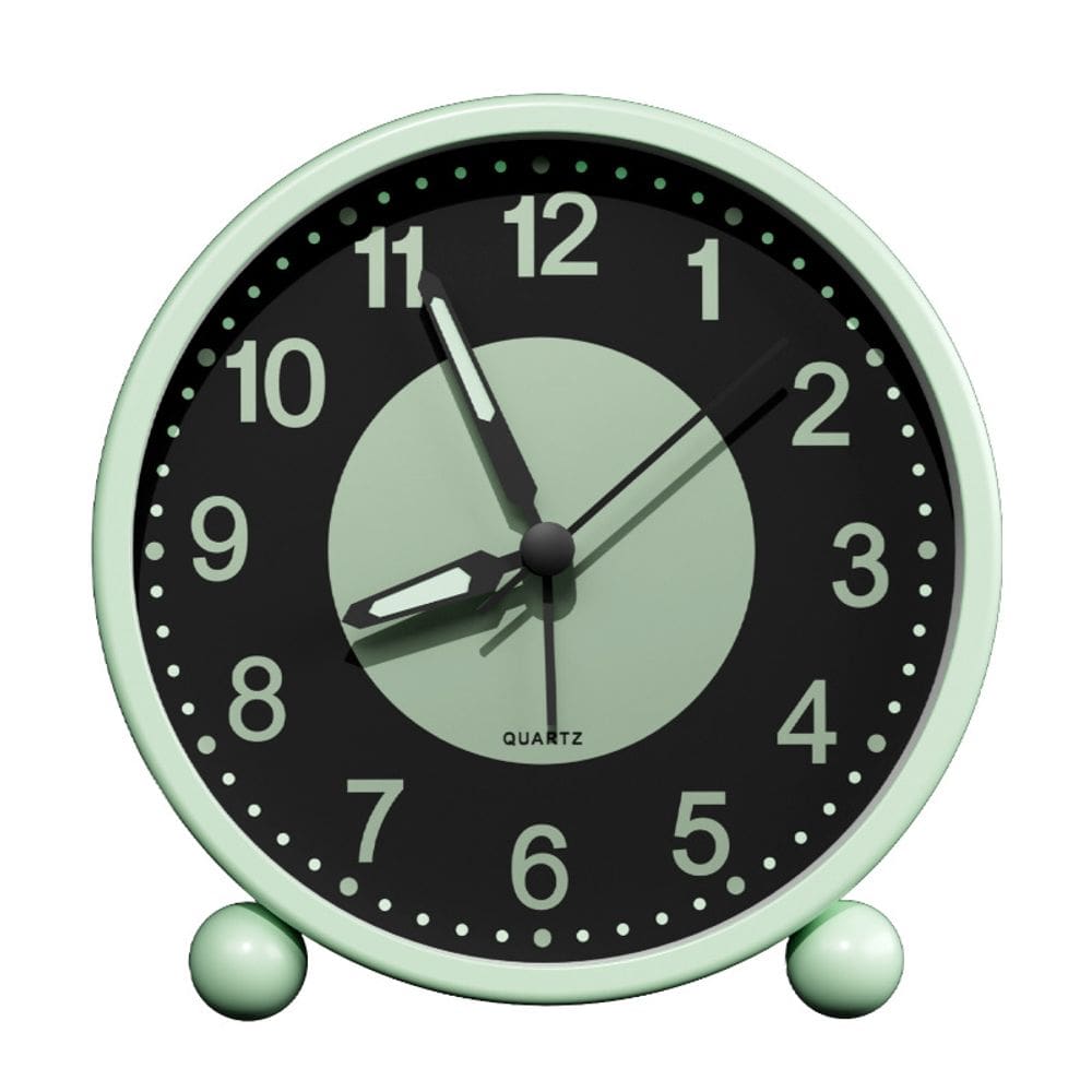 Despertador com design minimalista moderno que brilha no escuro