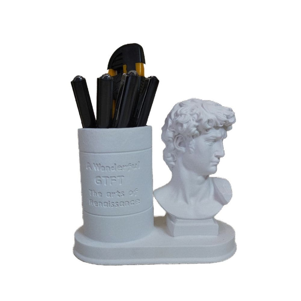 Porta-canetas de resina Porta-lápis Pen Pot Desktop Organizer