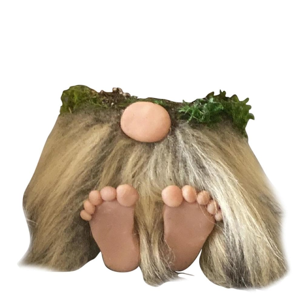 Plástico Flowerpot Gnome Creative Car Design de 9 cm para plantas