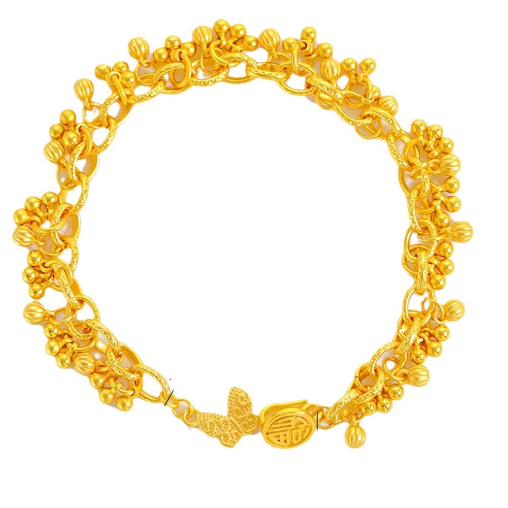 Pulseira Exotic Fruit Cluster banhada a ouro para mulheres