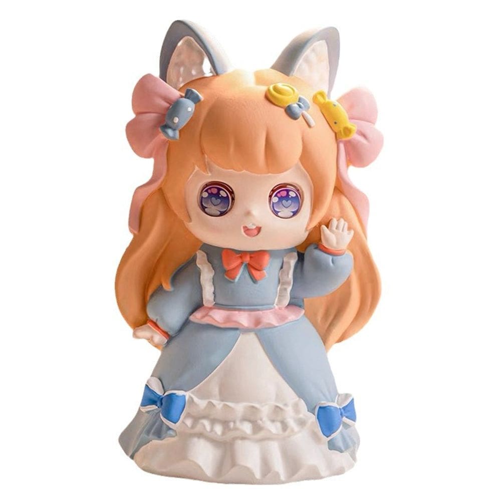 Coin Bank Kawaii Girl PVC Home Piggy Bank de grande capacidade