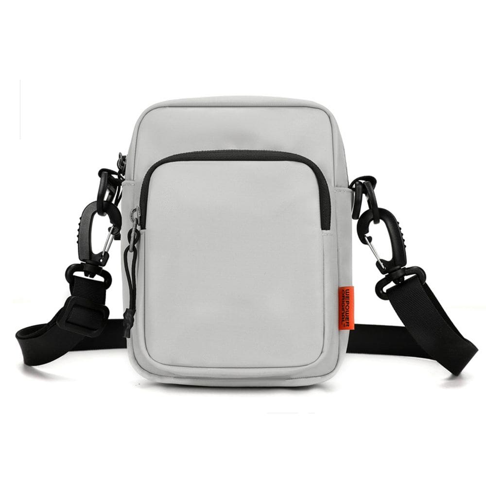 Bolsa de ombro tiracolo pequena para homens, nylon leve