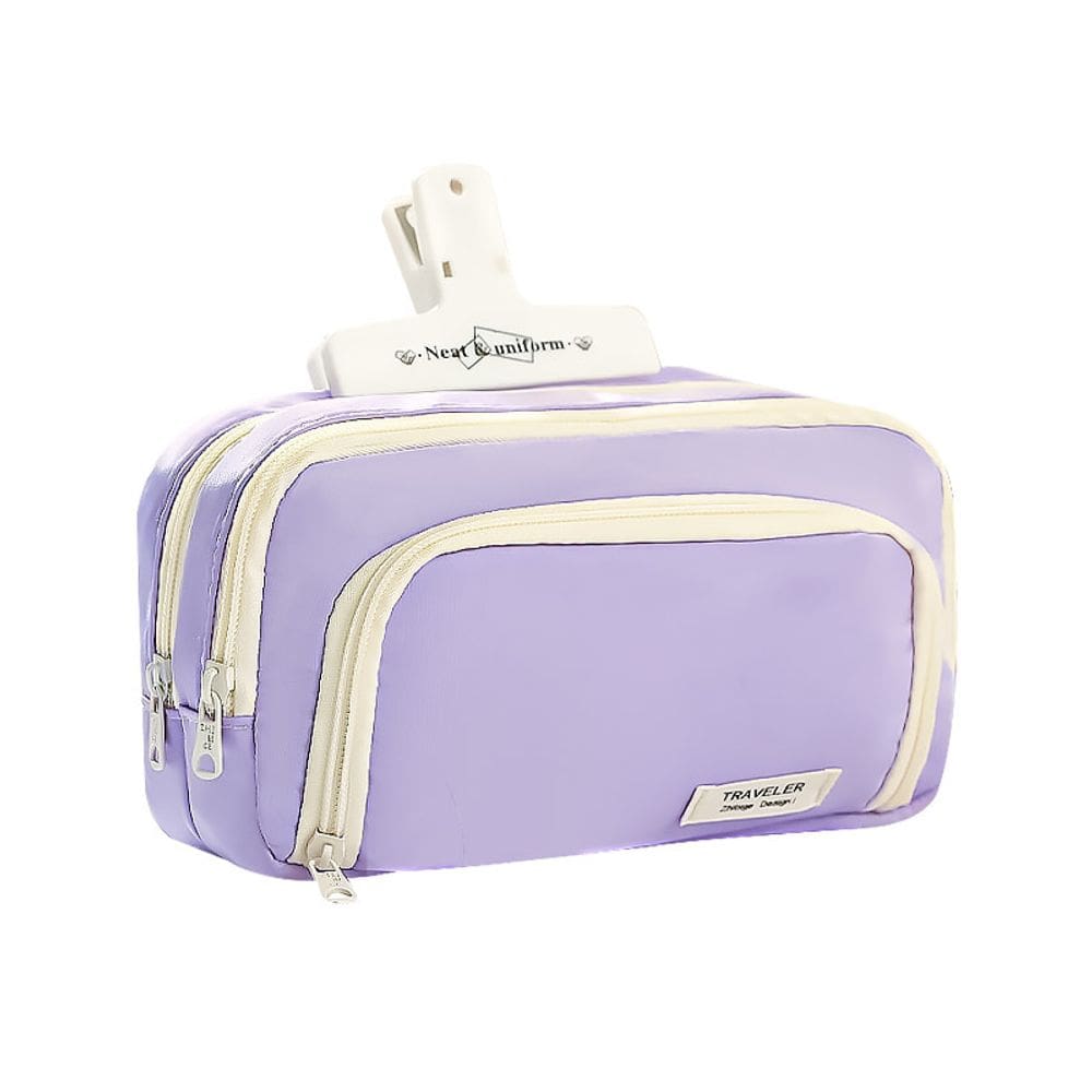 Estojo de lápis de grande capacidade roxo Minima Fabric 92g