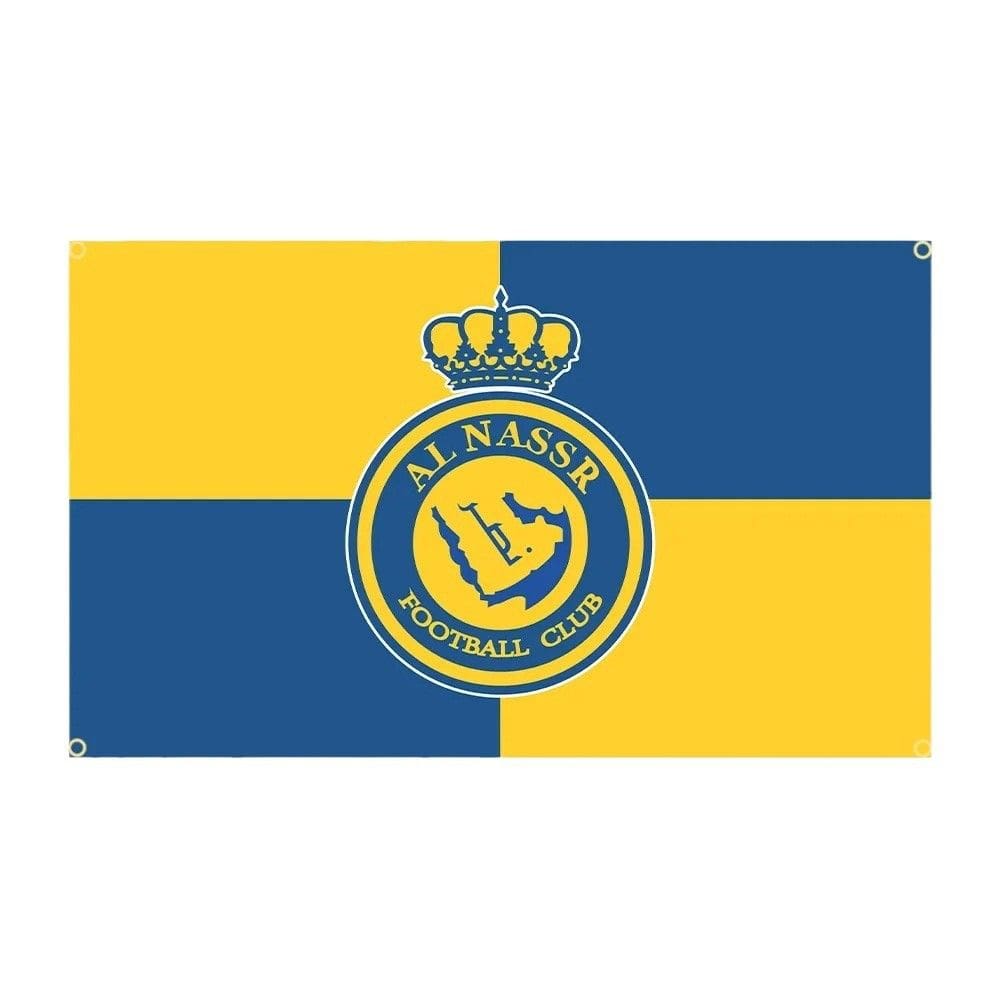 Bandeira Al Nassr Football Club 150x90cm - Poliéster