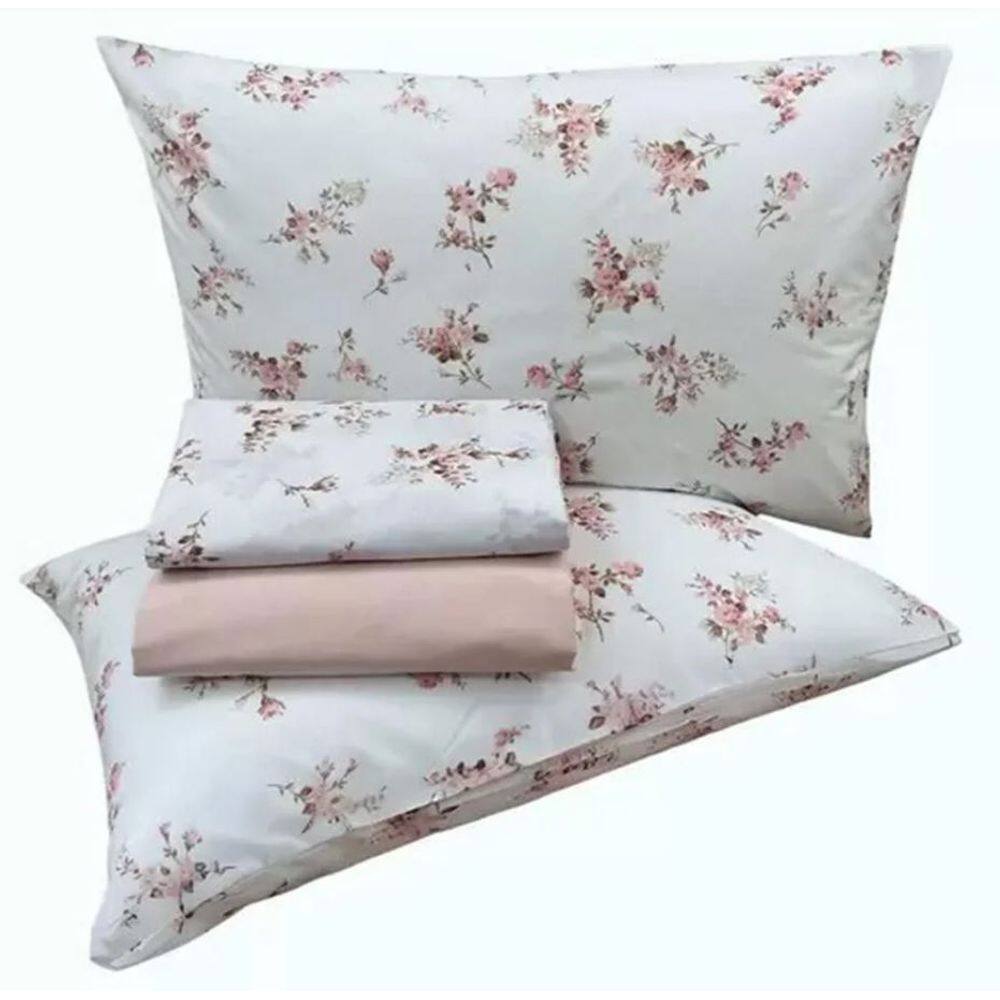 Jogo de Cama Escócia Duplo King -180 fios - 4 peças - Sonhare