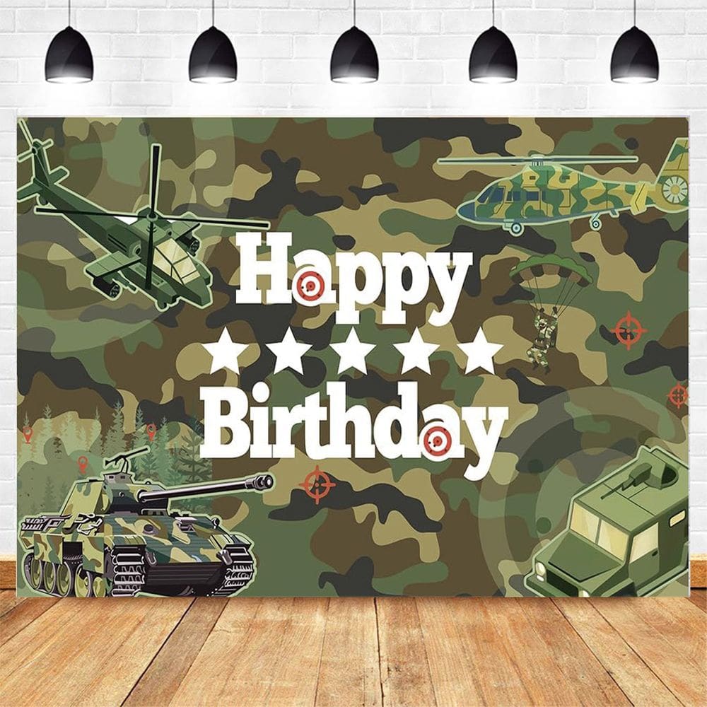 Tapeçaria de parede, camuflagem, tema militar, 150x100cm