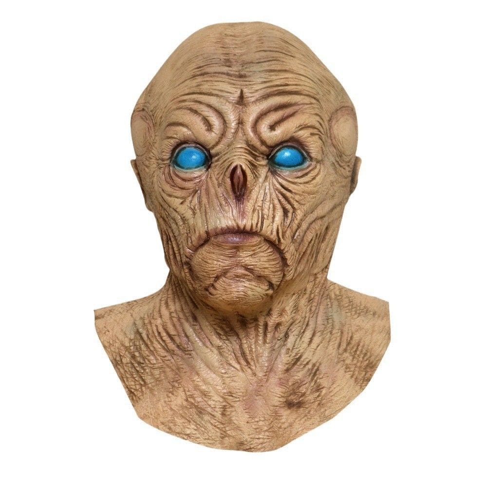 Máscara de zumbi, resina de terror bioquímica com rosto sangrento