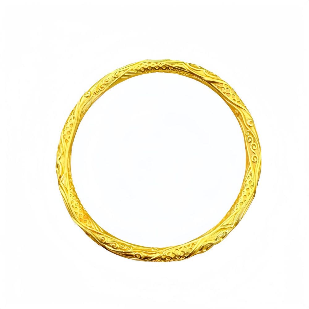 Pulseira banhada a ouro Nezha Inspired Sand Gold para mulheres