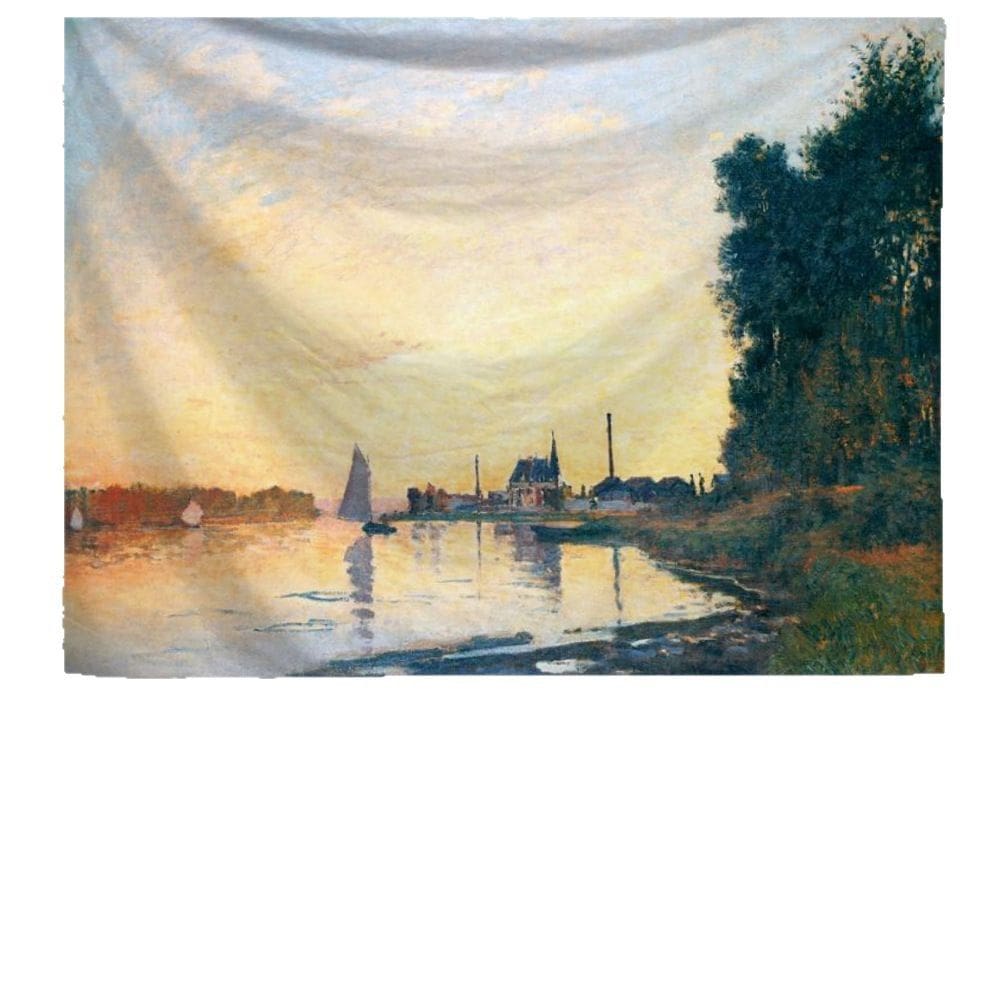 Tapeçaria para pendurar na parede Classic Monet Landscape 150x130cm