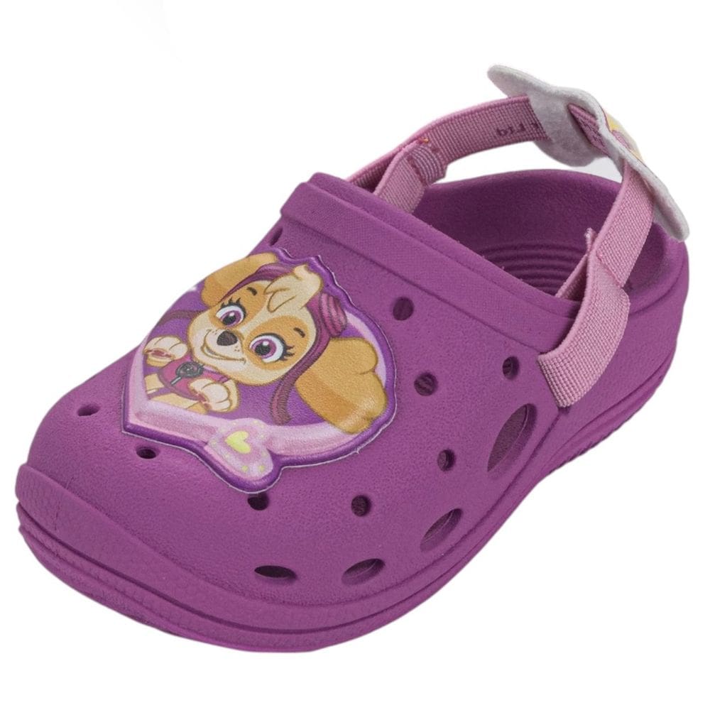 Sandalia Babuche Infantil Menina Skye Patrulha Canina Pump