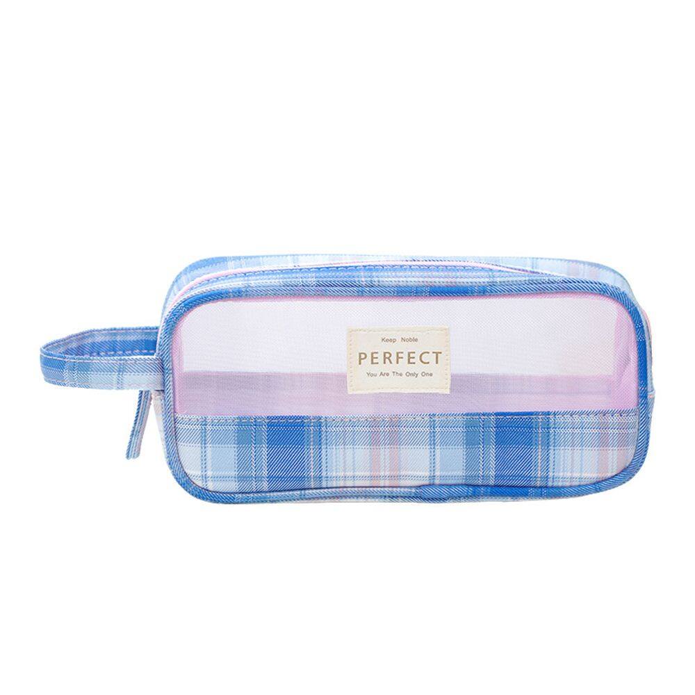 Estojo de lápis, tecido Oxford portátil moderno de grande capacidade