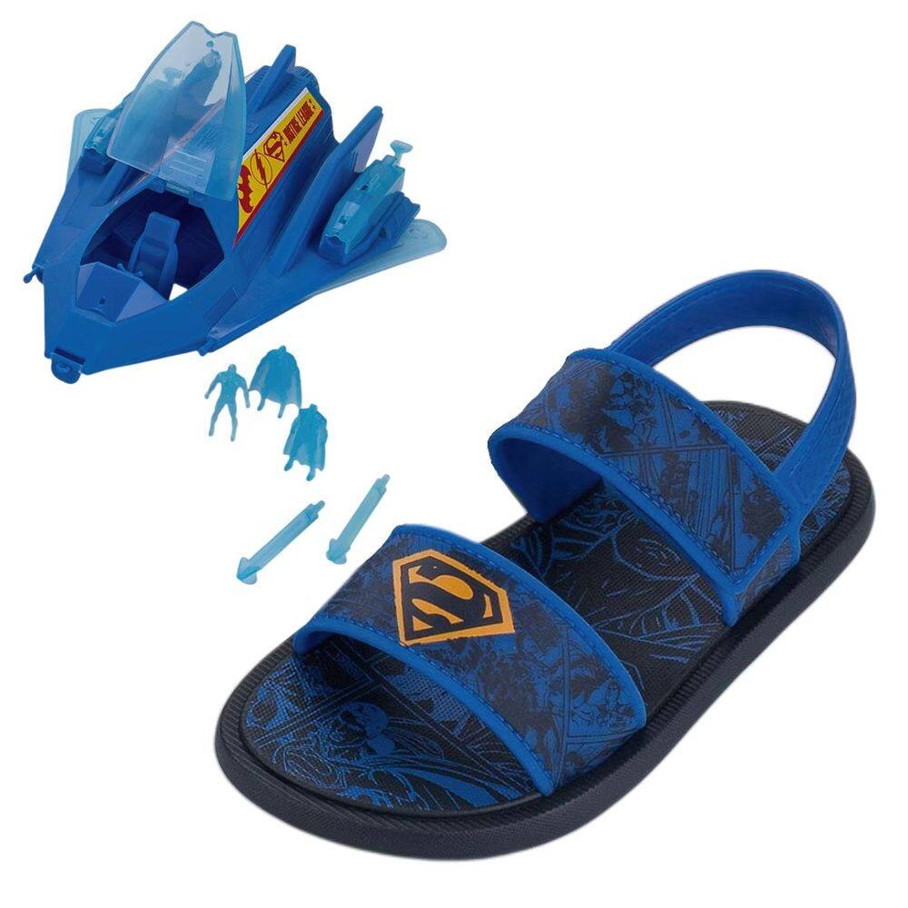 Sandalia Infantil Menino Facil Calce Liga Da Justica Galaxy