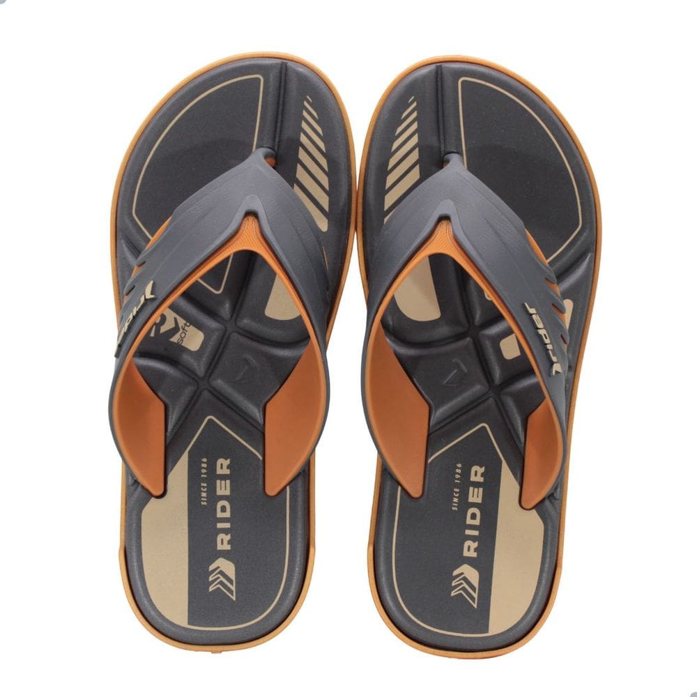 Chinelo Rider Drift Cinza