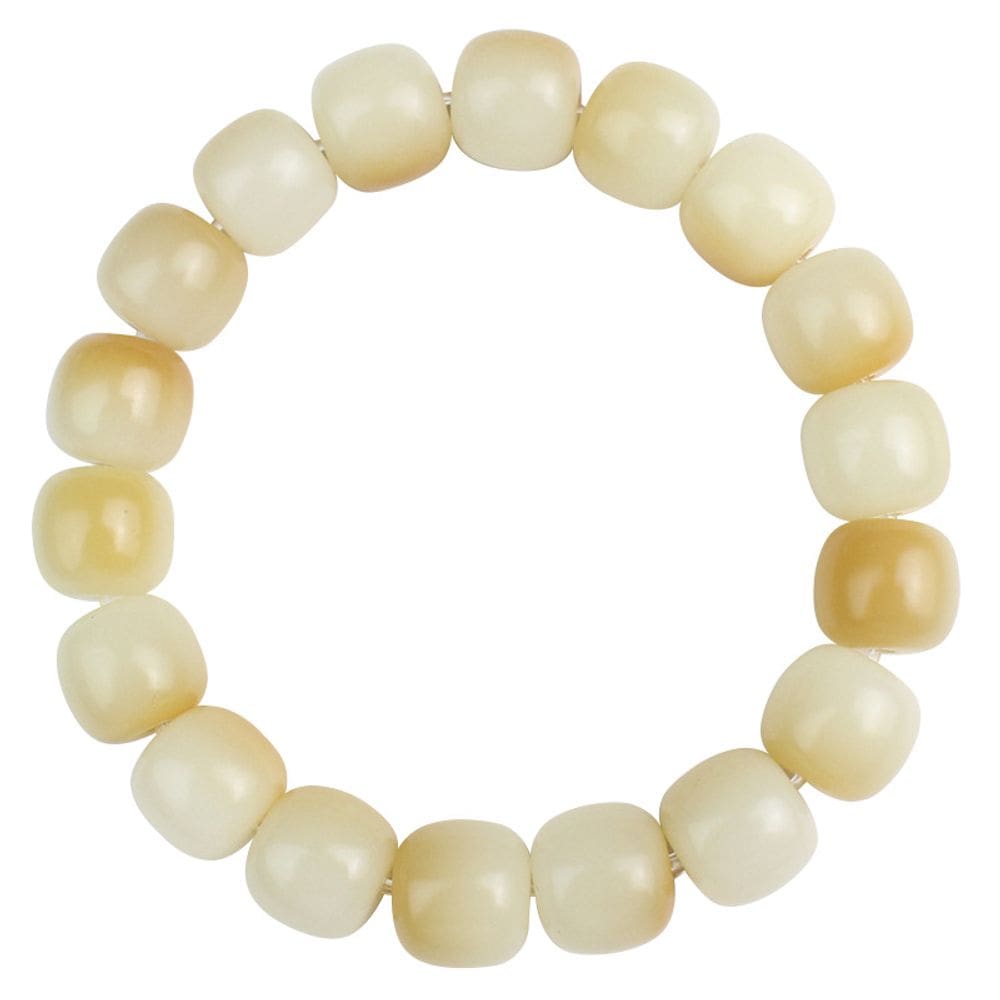 Pulseira de miçangas Bodhizi Charred Bodhi Root 11x12mm para homens