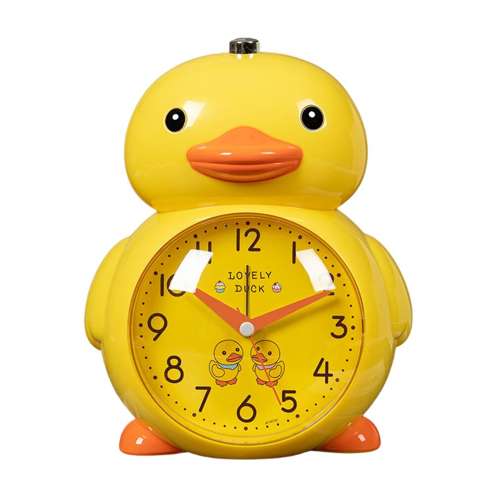 Despertador: adorável formato de pato para crianças cantando alarme