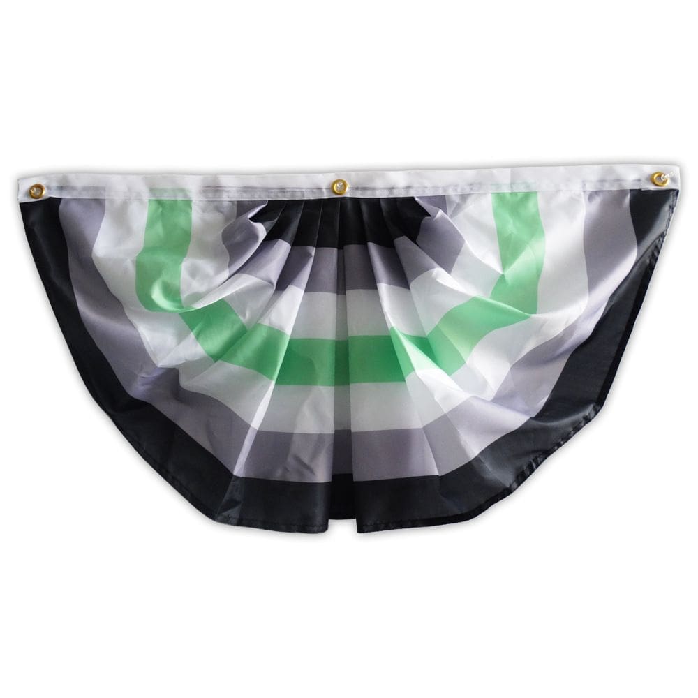 Bandeira de poliéster plissada Flag Rainbow 45x90cm