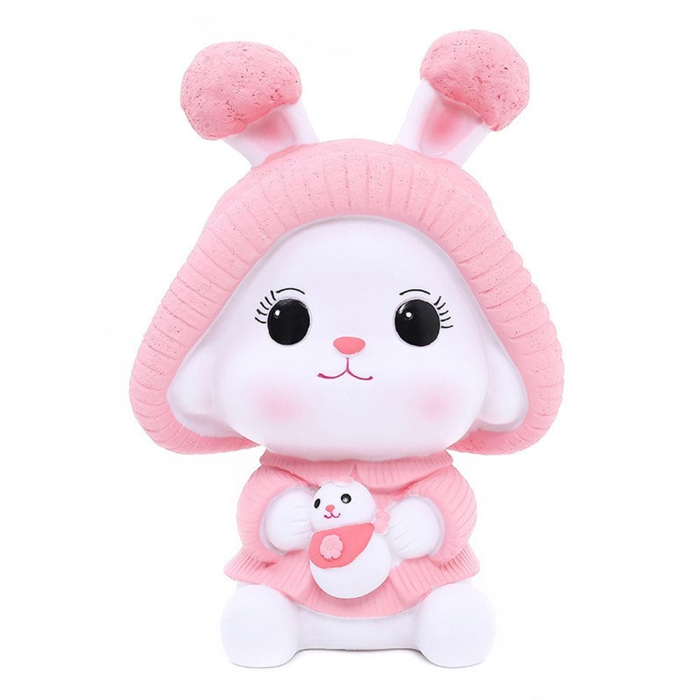 Coin Bank Home Piggy Bank Adorável coelhinho dos desenhos animados