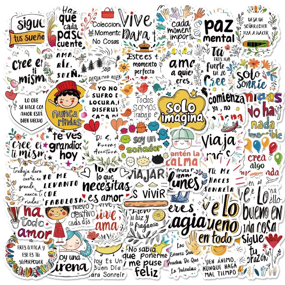 Pacote de adesivos para conscientização sobre saúde mental, 100 unidades de vinil impermeável