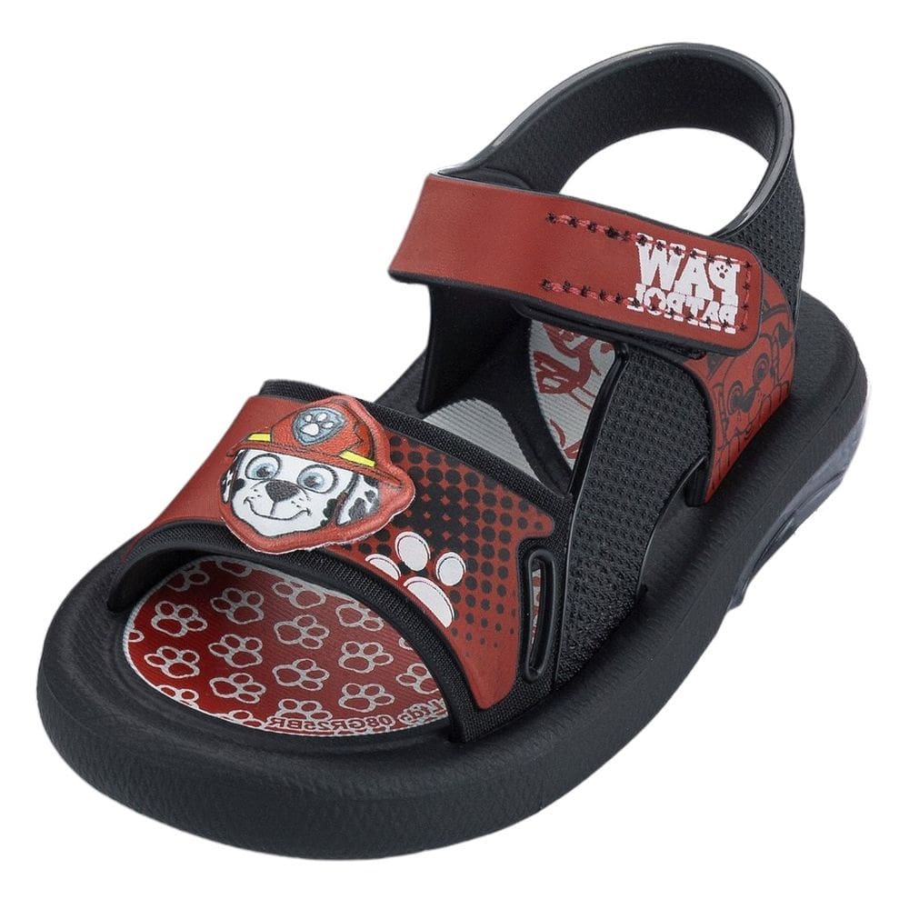 Sandália Infantil Menino com Luzes Led Patrulha Canina
