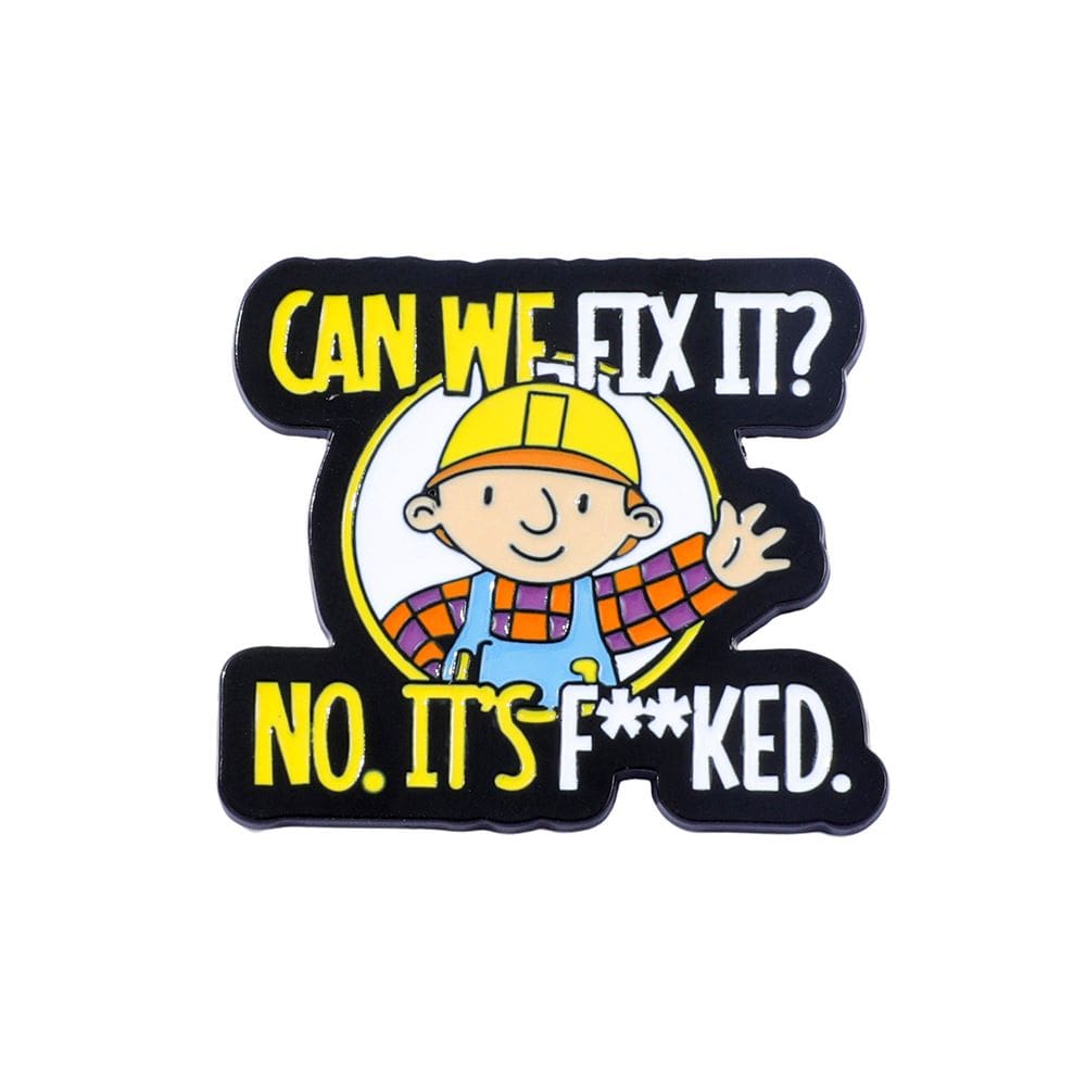 Broche Pins Funny Cartoon Character Alloy 3,9 x 3,4 cm