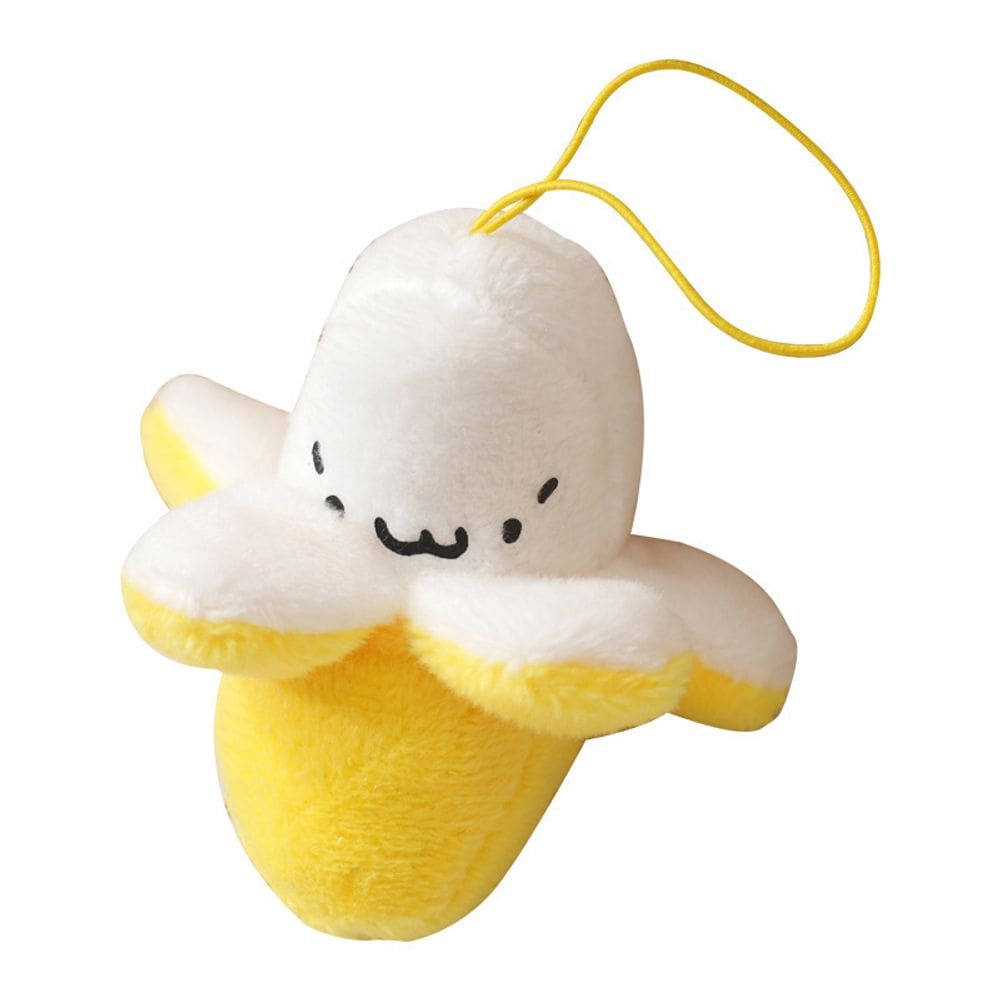 Chaveiro de pelúcia Cute Banana Soft Stuffed Fruit Toy Chaveiro