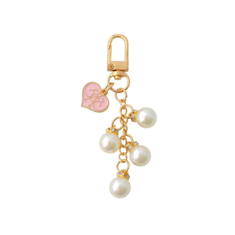 Chaveiro Elegant Pearl Fashion Heart Charm Chaveiro