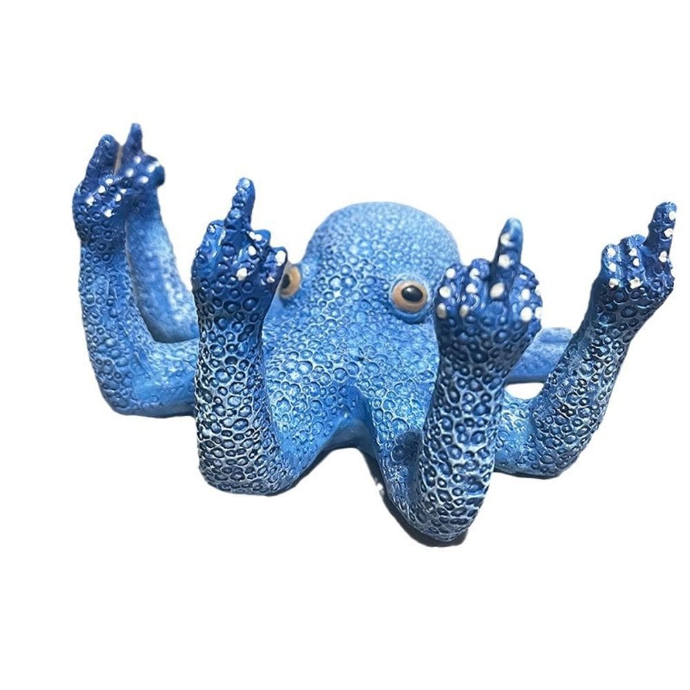 Escultura de decoração de jardim que brilha no escuro Polvo 300g