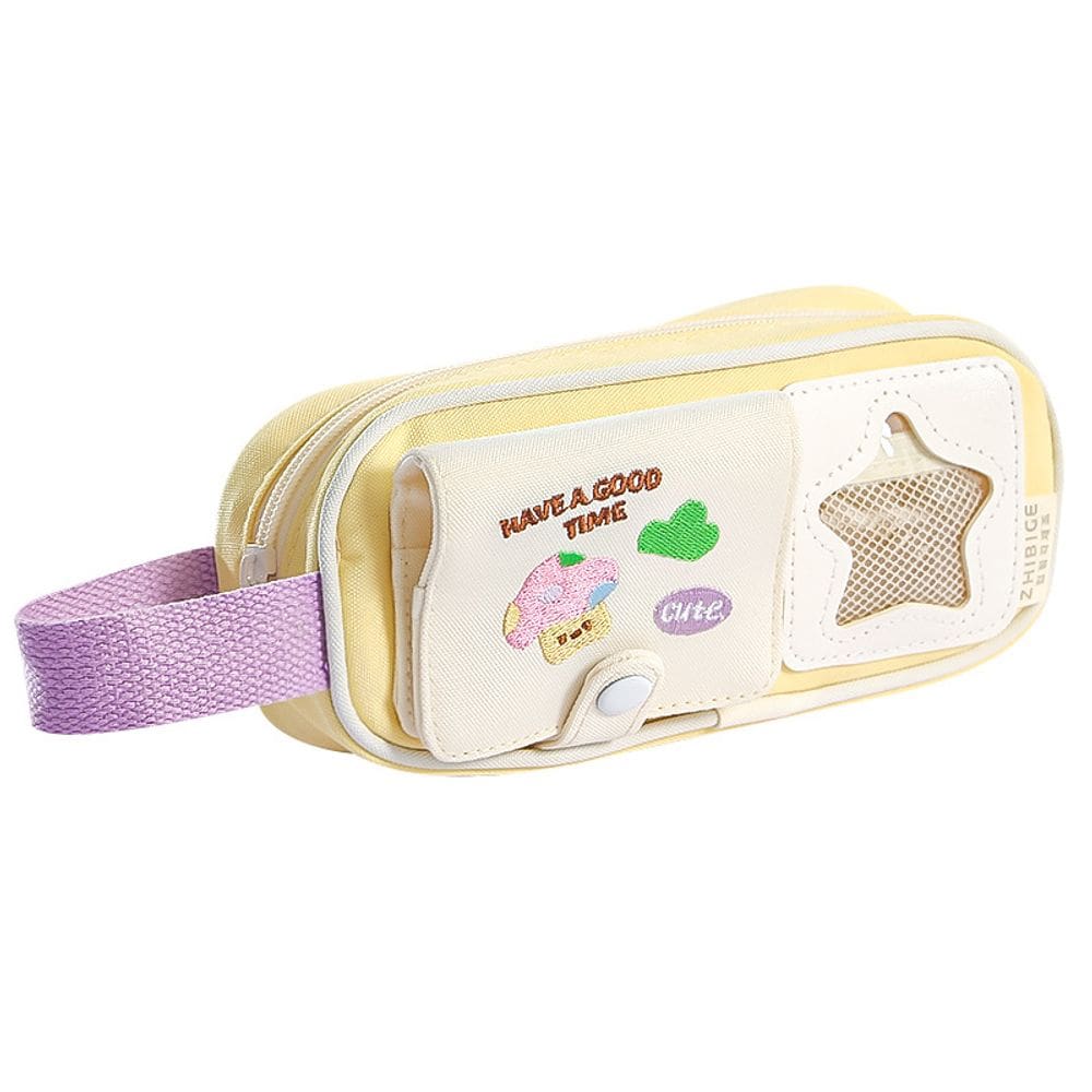 Estojo de lápis, porta-cartões removível, dopamina, design fofo