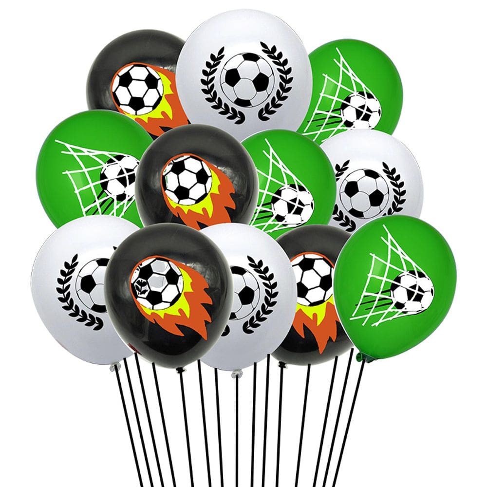 Balões de látex, tema de futebol, 12 polegadas e 50 unidades para fãs de futebol