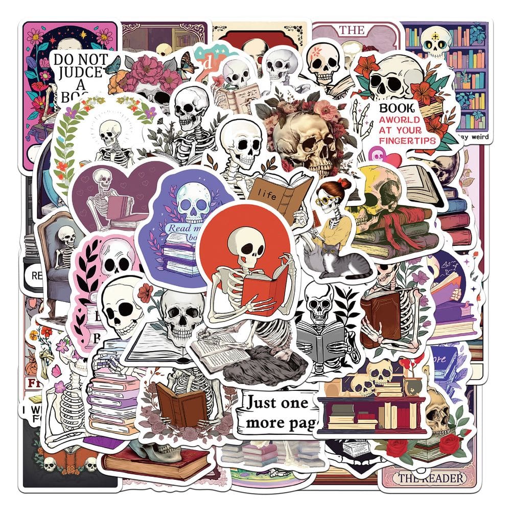 Pacote de adesivos Bookish Smutty Reading 50 unidades Funny Romance