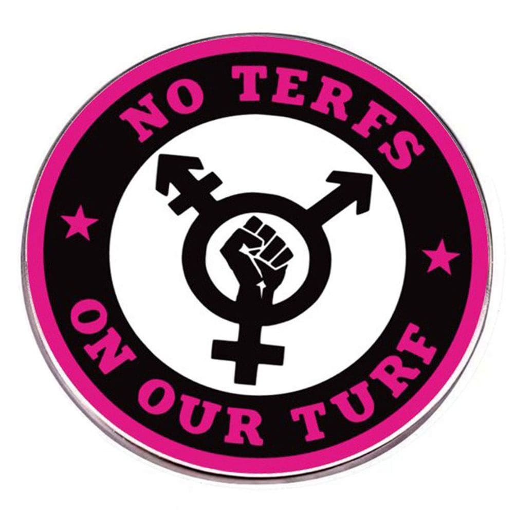 Alfinetes de broche, símbolo de igualdade feminista, liga redonda, esmalte