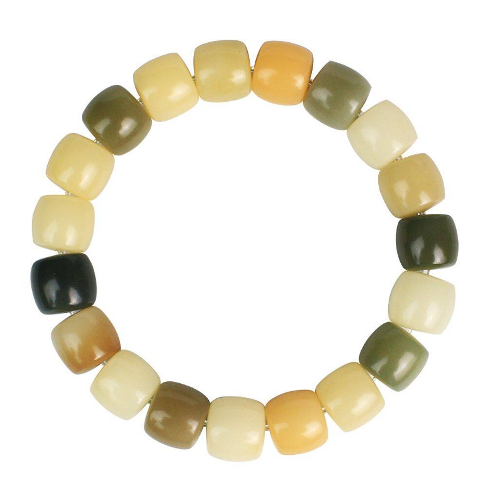 Pulseira Bodhizi de miçangas de alto polimento para homens e mulheres 10x11mm