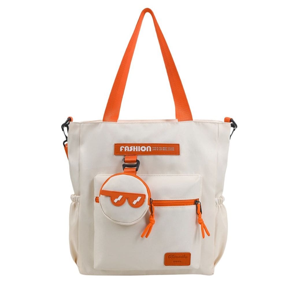 Bolsa Messenger de lona para mulheres, moderna e de grande capacidade