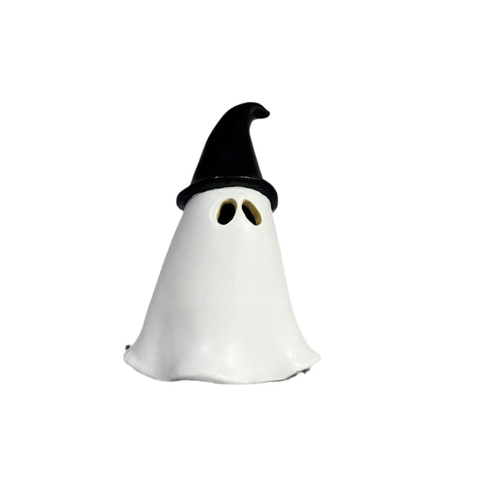 Decoração de jardim com estátua de resina Halloween Wizard Ghost