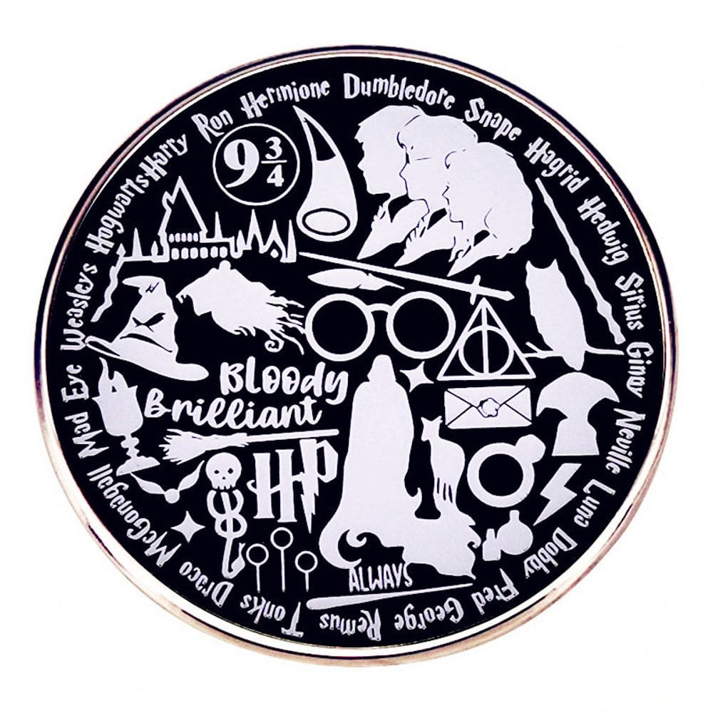 Alfinetes de broche Magic World Elements Fantasy, esmalte