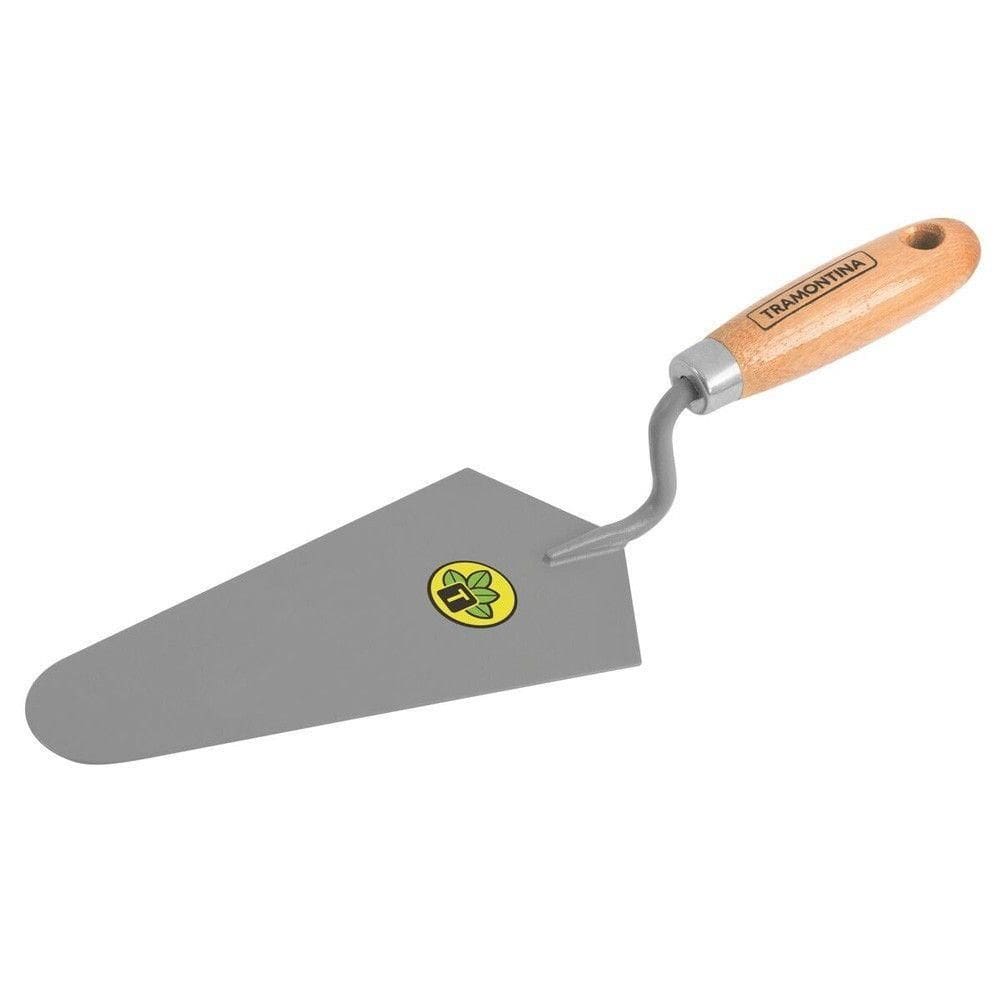 Colher De Pedreiro 7” Tramontina Em Aço Com Cabo De Madeira