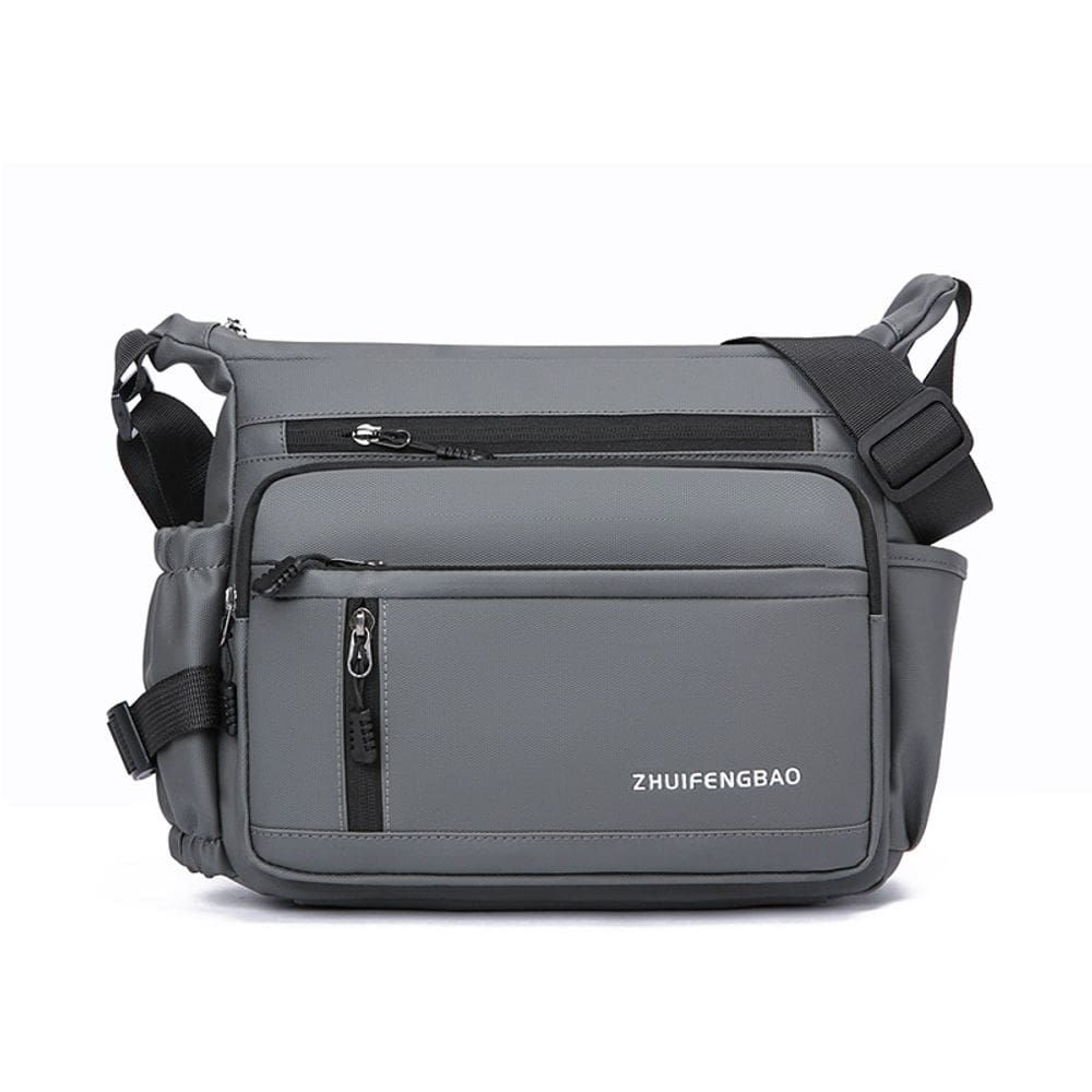 Bolsa de ombro de tecido Oxford para homens de grande capacidade