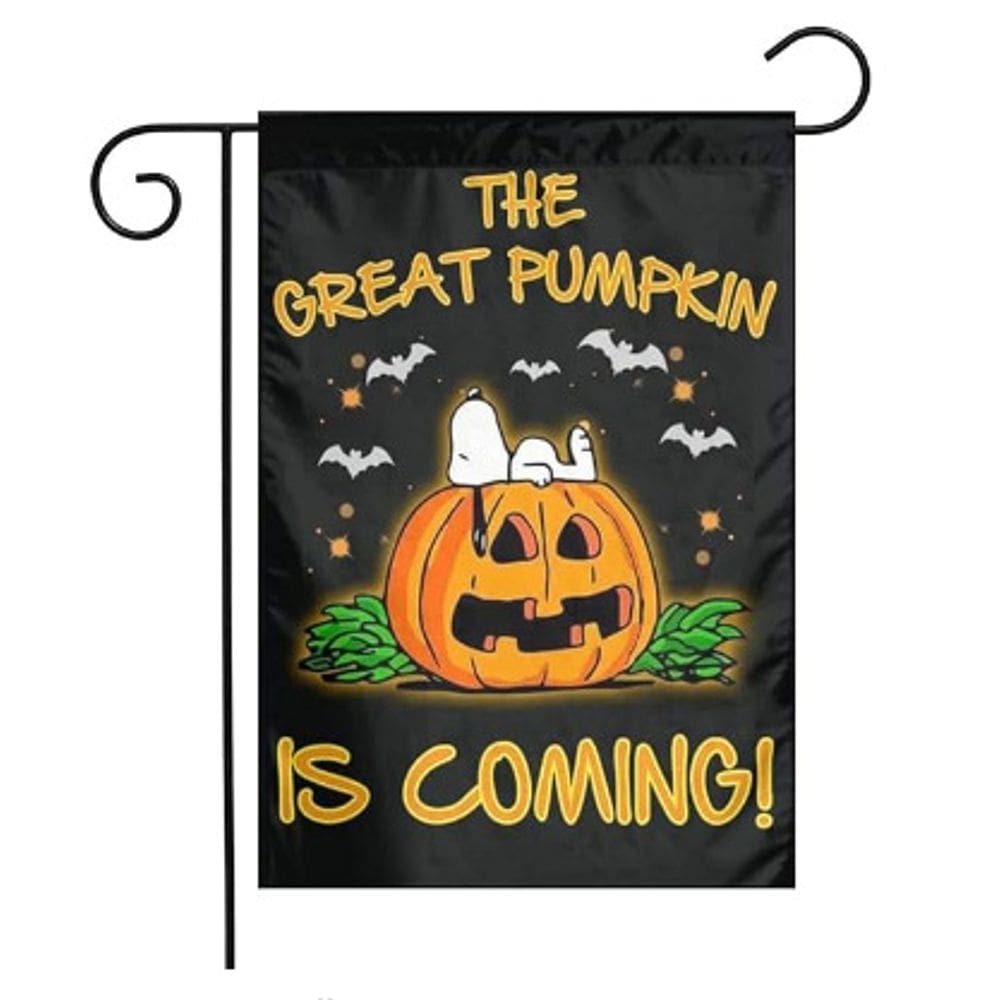 Bandeira do jardim A grande abóbora está chegando no Halloween 30x45cm