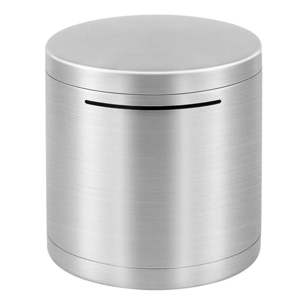 Coin Bank Home Cofrinho doméstico de aço inoxidável 15x15cm