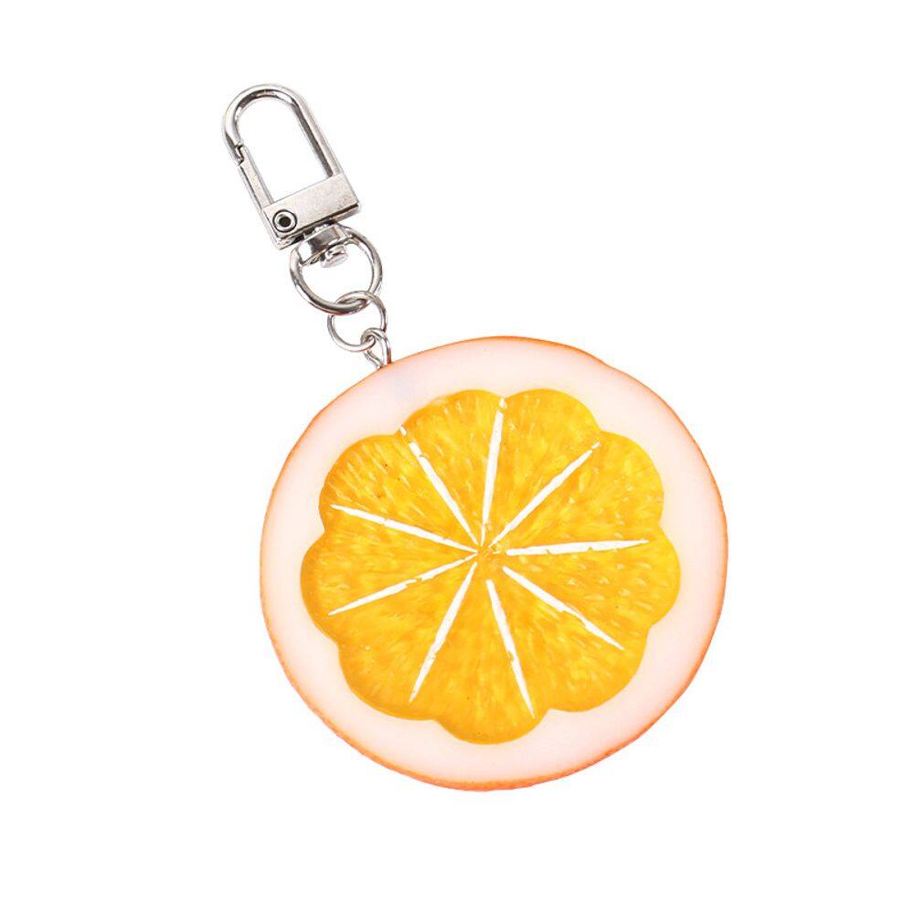 Chaveiro Creative Lemon Slice PVC para mulheres