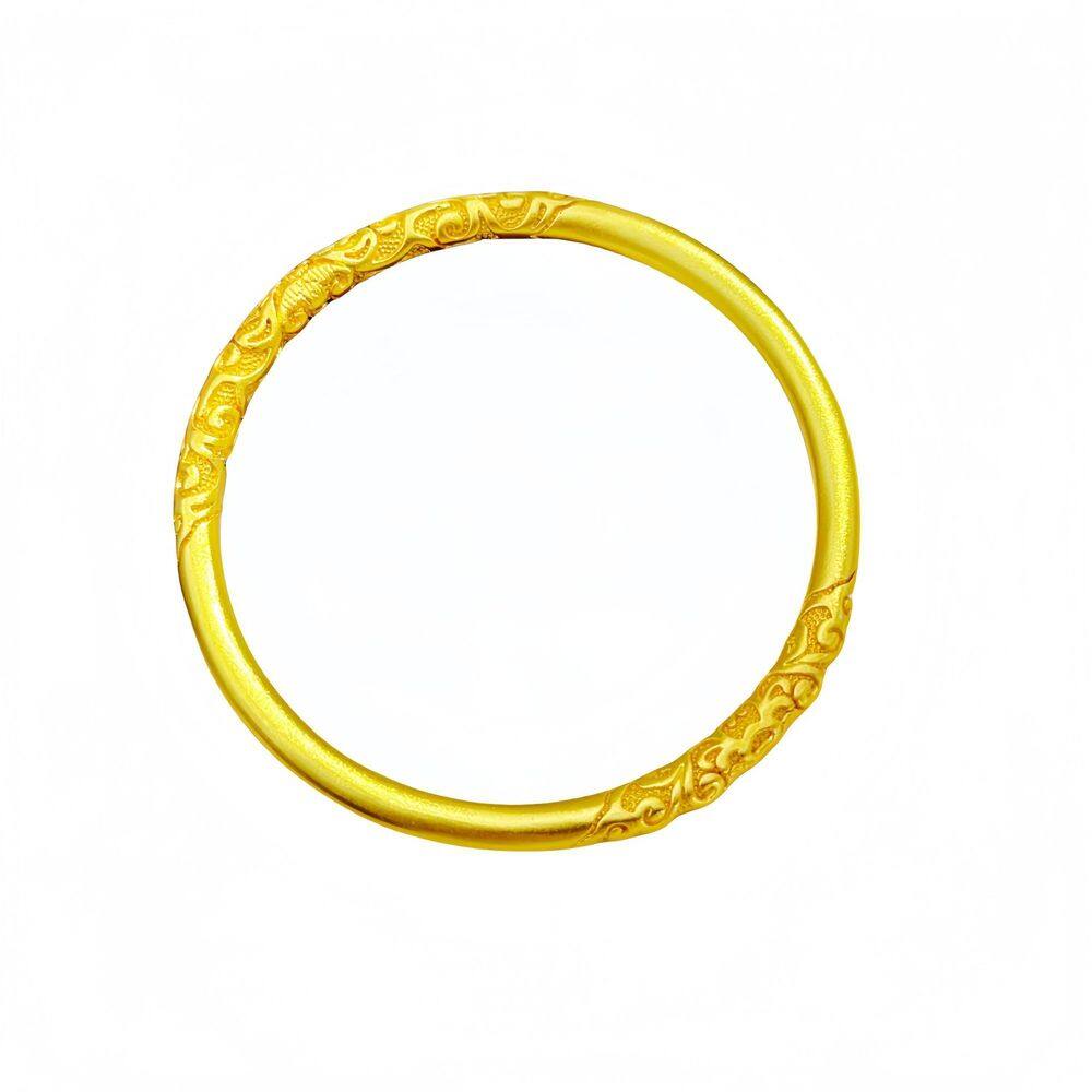 Pulseira banhada a ouro para mulheres, pulseiras gravadas em estilo antigo