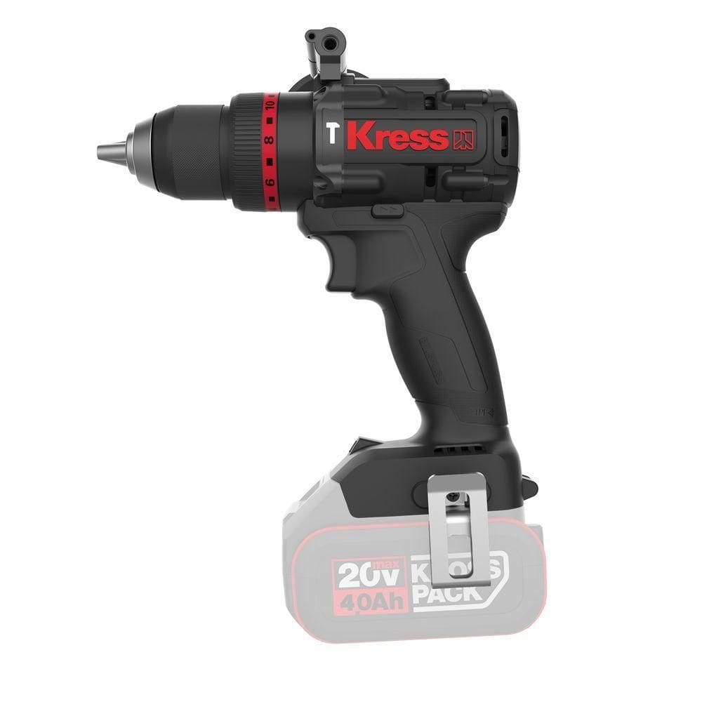 Furadeira De Impacto 20v 13mm Kress Kuc33.9 Brushless