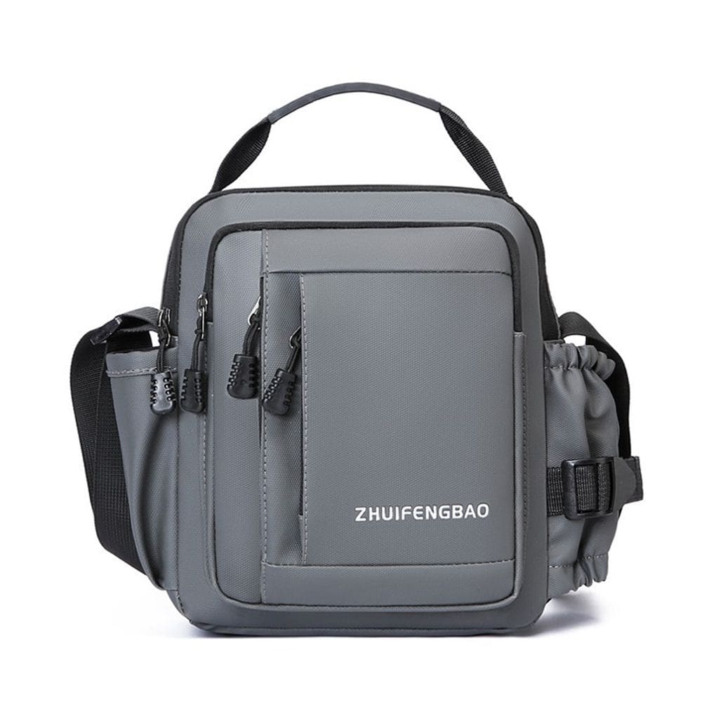 Bolsa Messenger em tecido Oxford de estilo japonês para homens 25x12x22cm