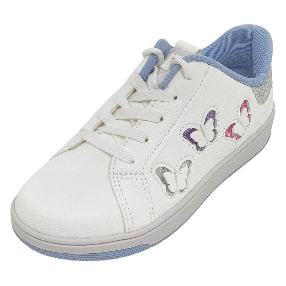 Tenis Infantil Menina Dia a Dia Conforto Glitter Pink Cats