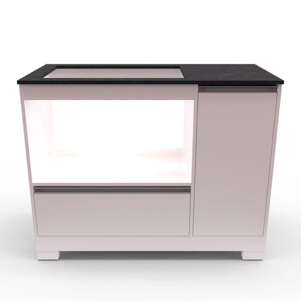 Balcão Cooktop Nt 3050 Branco Com Granito - Notável