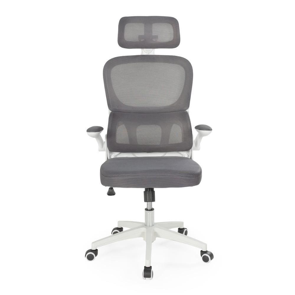 Kit 2 Cadeiras De Escritório Executiva Viena Com Regulagem De Altura - Cinza