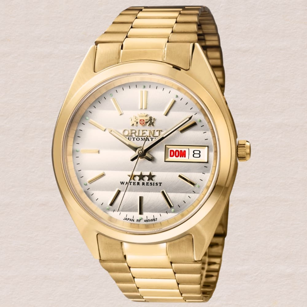 Relógio Orient Masculino Automático Dourado 469WC2NH B1KX