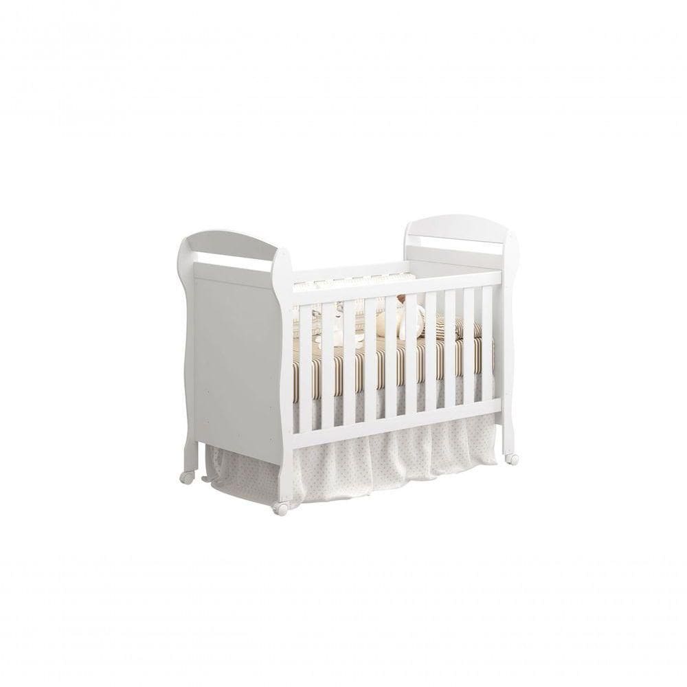 Berço Americano Provençal Danny Branco Brilho - Reller