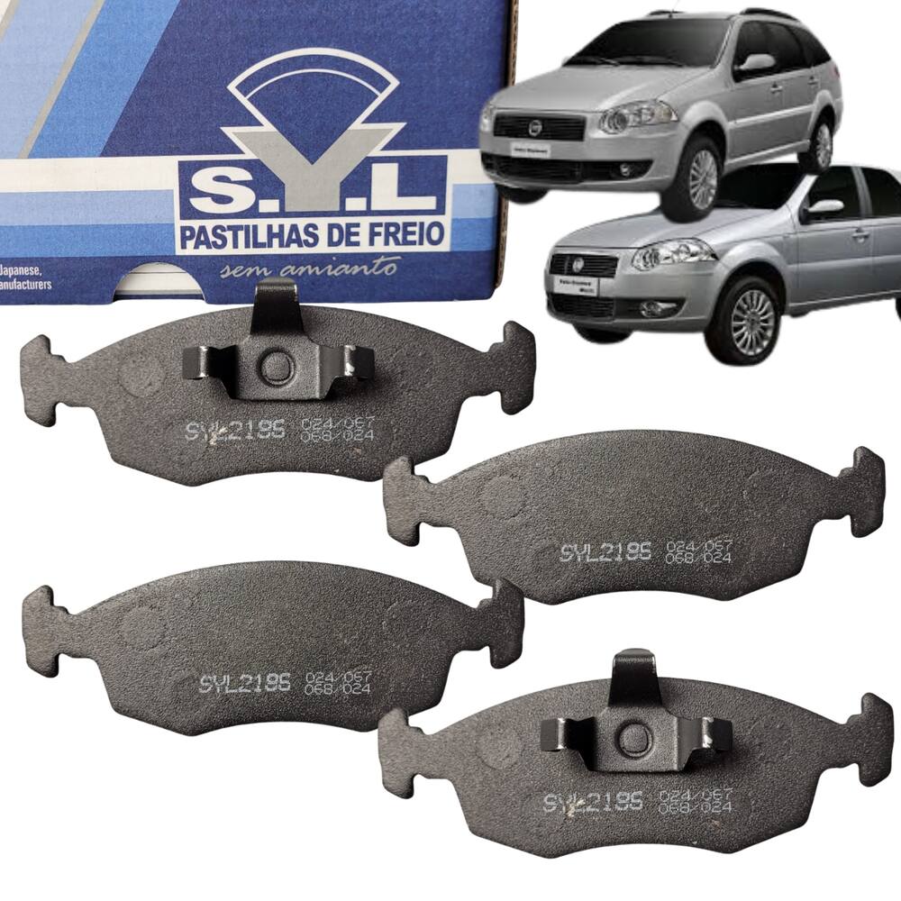 Pastilha Freio Diant Palio 1.6 16V Siena Strada 1.6/1.8